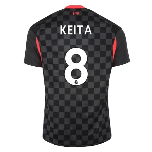 Maillot Football Liverpool NO.8 Keita Third 2020-21 Noir